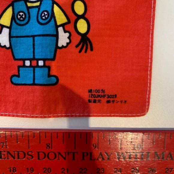 RARE LOT OF 3 VINTAGE 1970S SANRIO PATTY AND JIMMY HANDKERCHIEFS - Picture 3 of 16